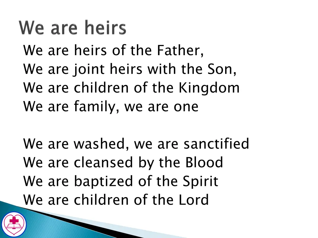 we are heirs of the father we are joint heirs