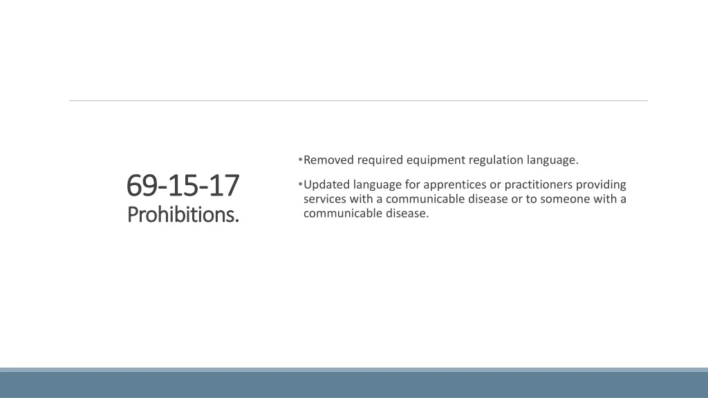 removed required equipment regulation language