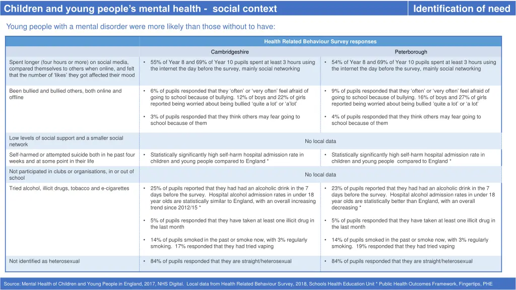 children and young people s mental health social