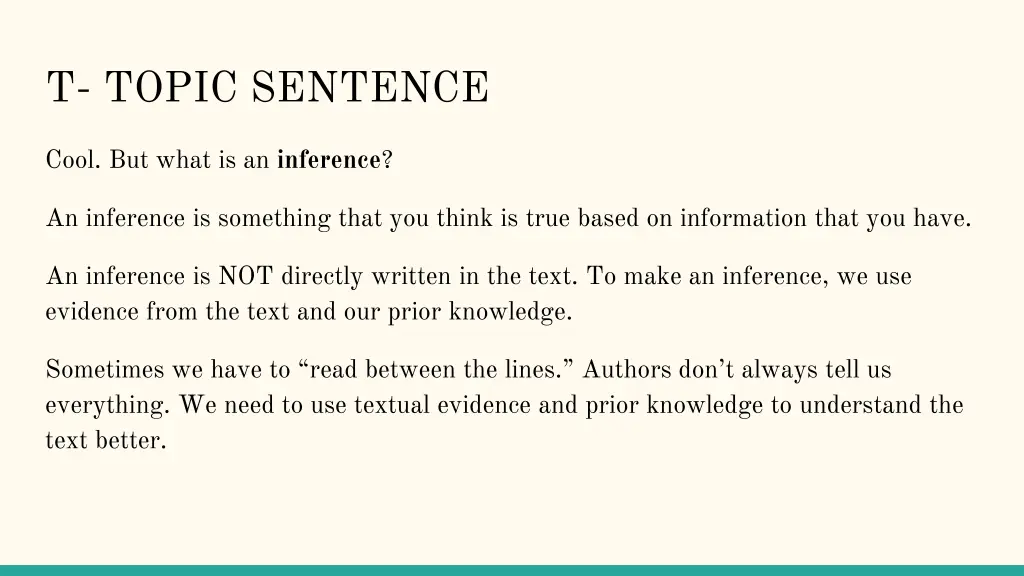 t topic sentence 2