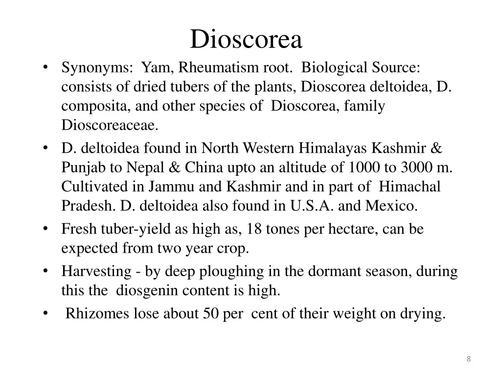 dioscorea