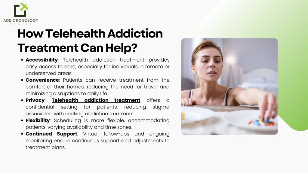 how telehealth addiction treatment can help