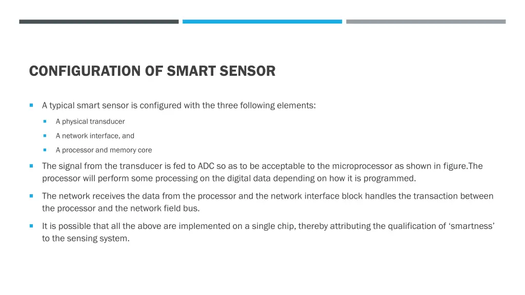 configuration of smart sensor