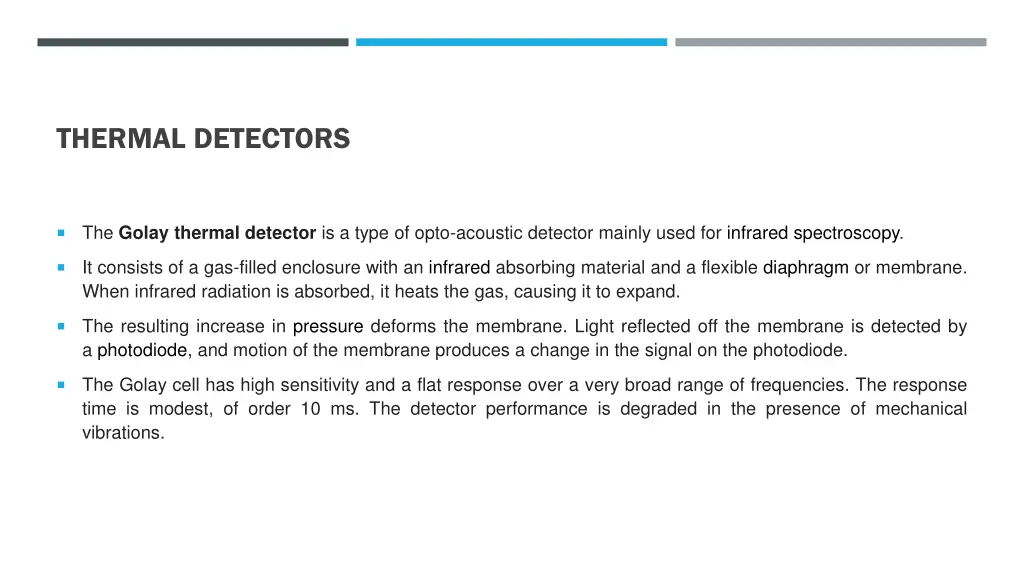 thermal detectors