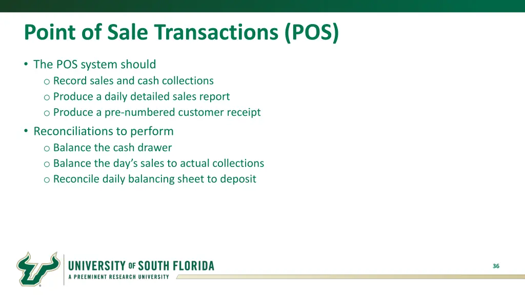 point of sale transactions pos