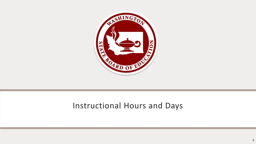 instructional hours and days