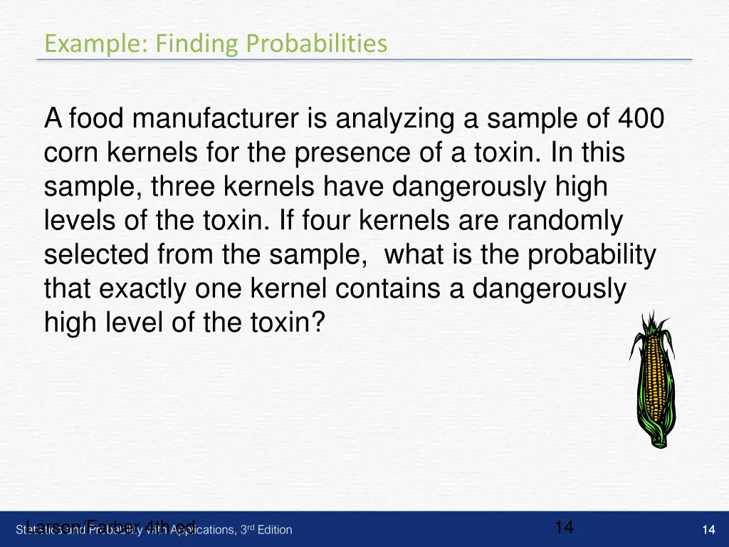 example finding probabilities