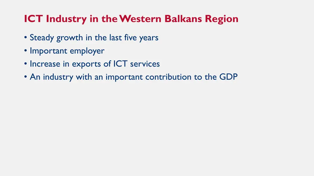 ict industry in the western balkans region