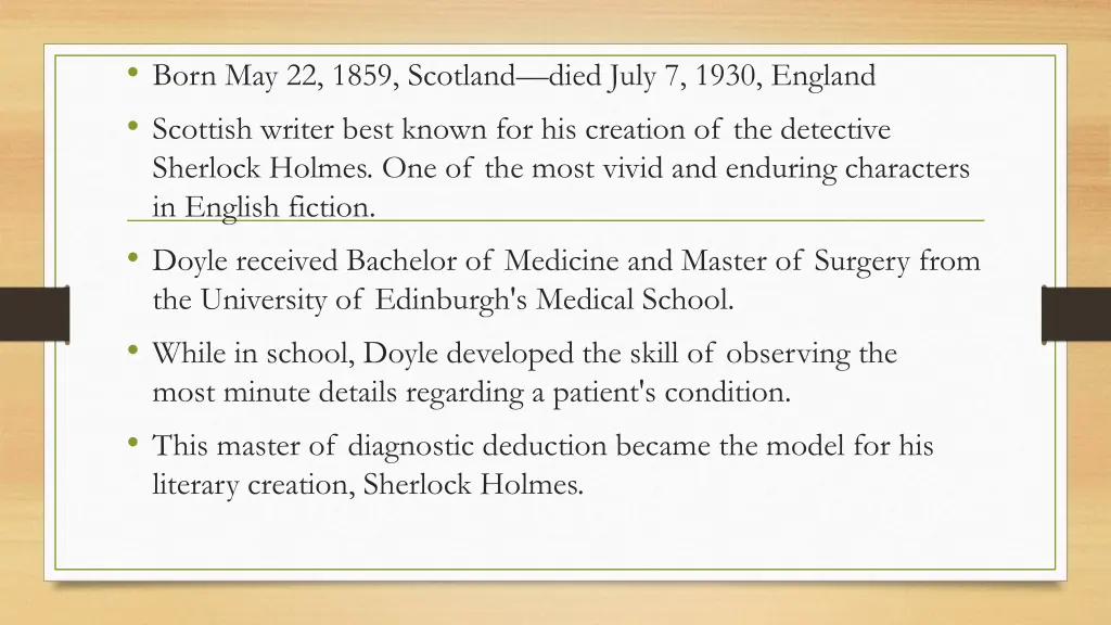 born may 22 1859 scotland died july 7 1930