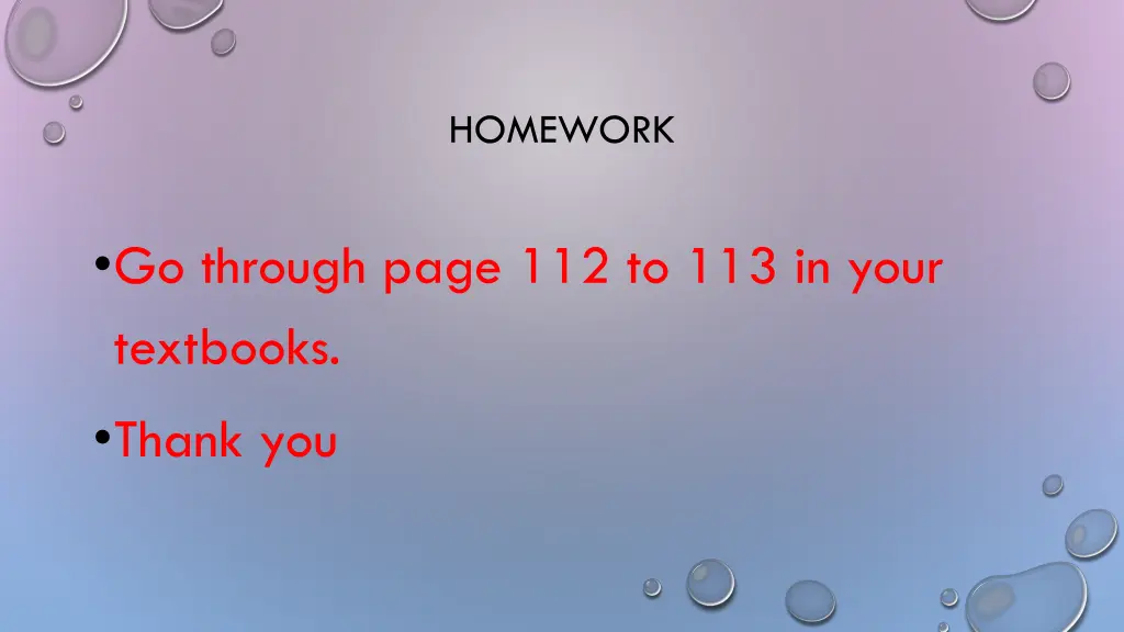 homework