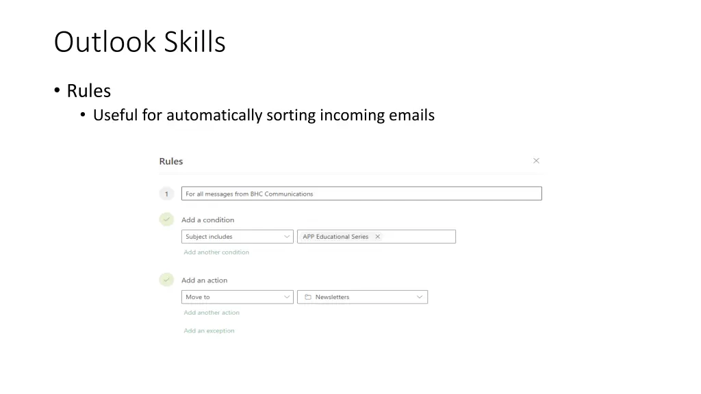 outlook skills 3