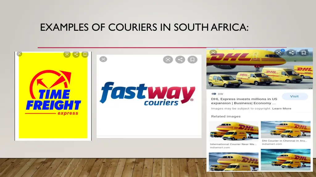 examples of couriers in south africa