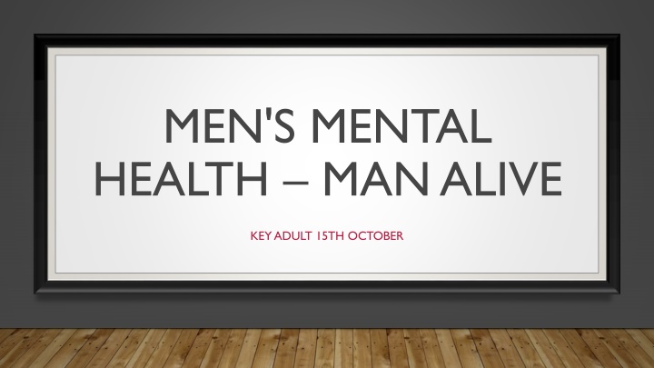 men s mental health man alive