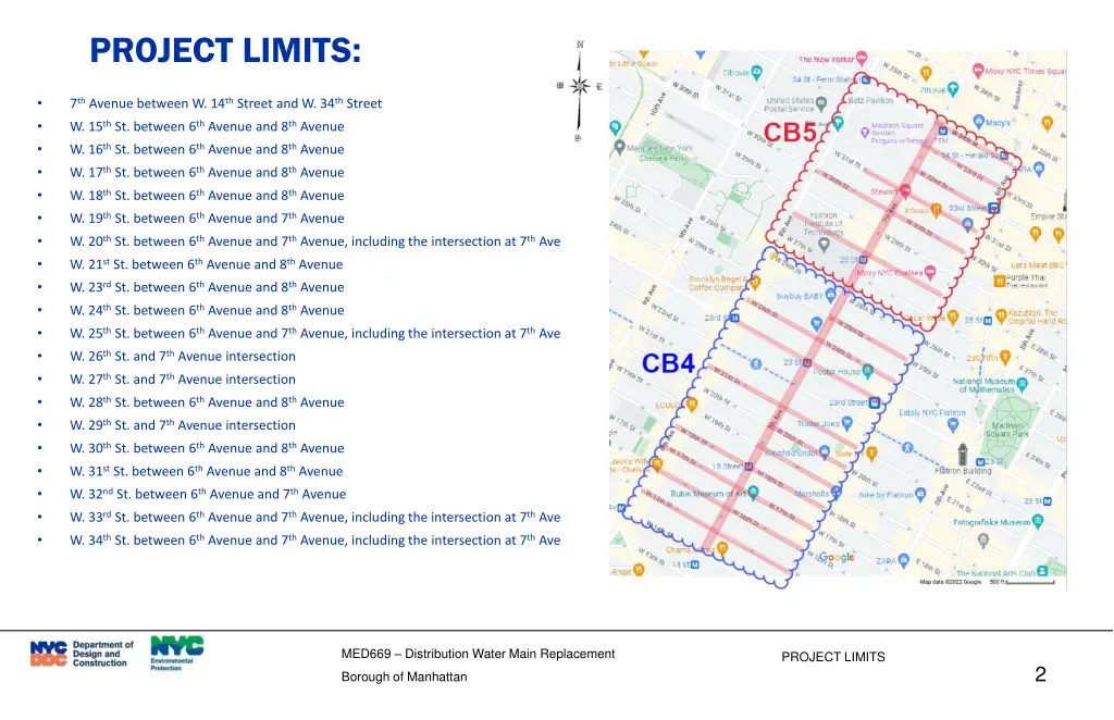 project limits