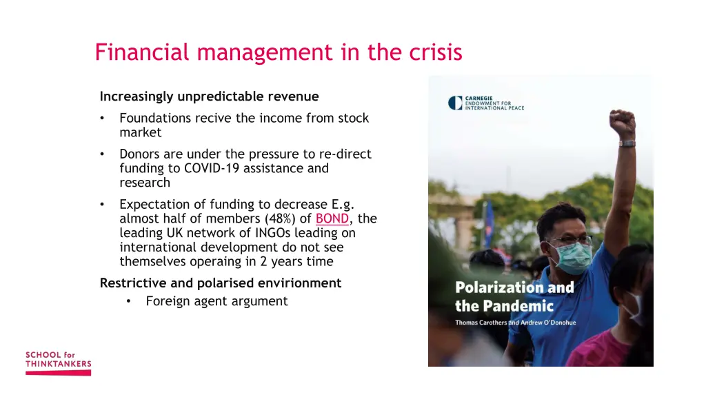 financial management in the crisis