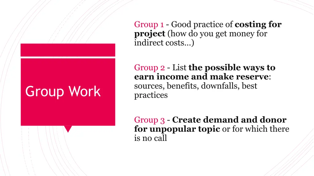 group 1 good practice of costing for project