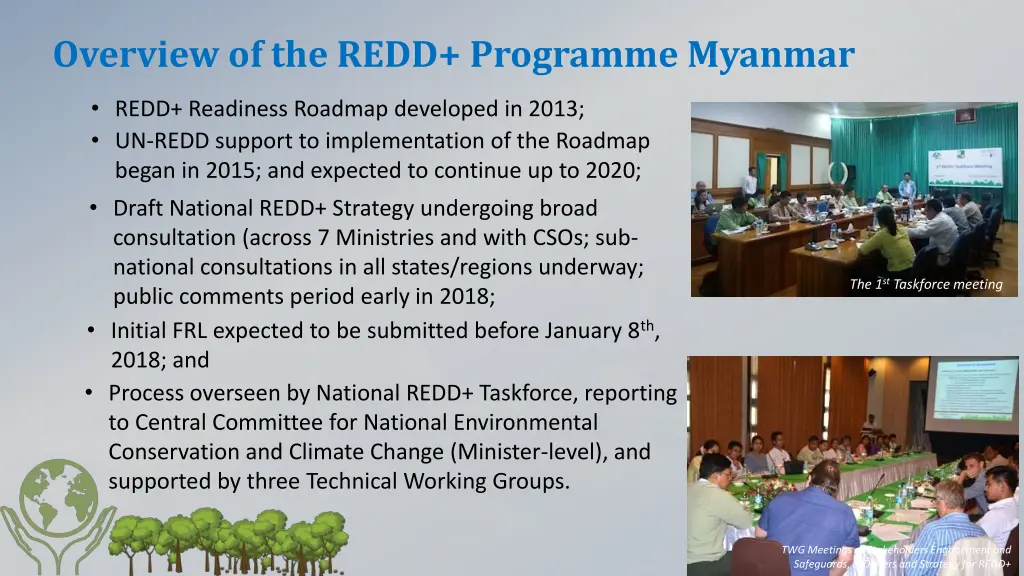 overview of the redd programme myanmar