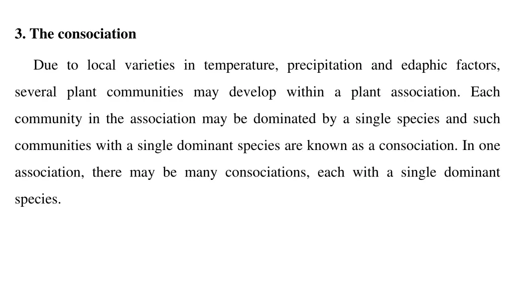 3 the consociation