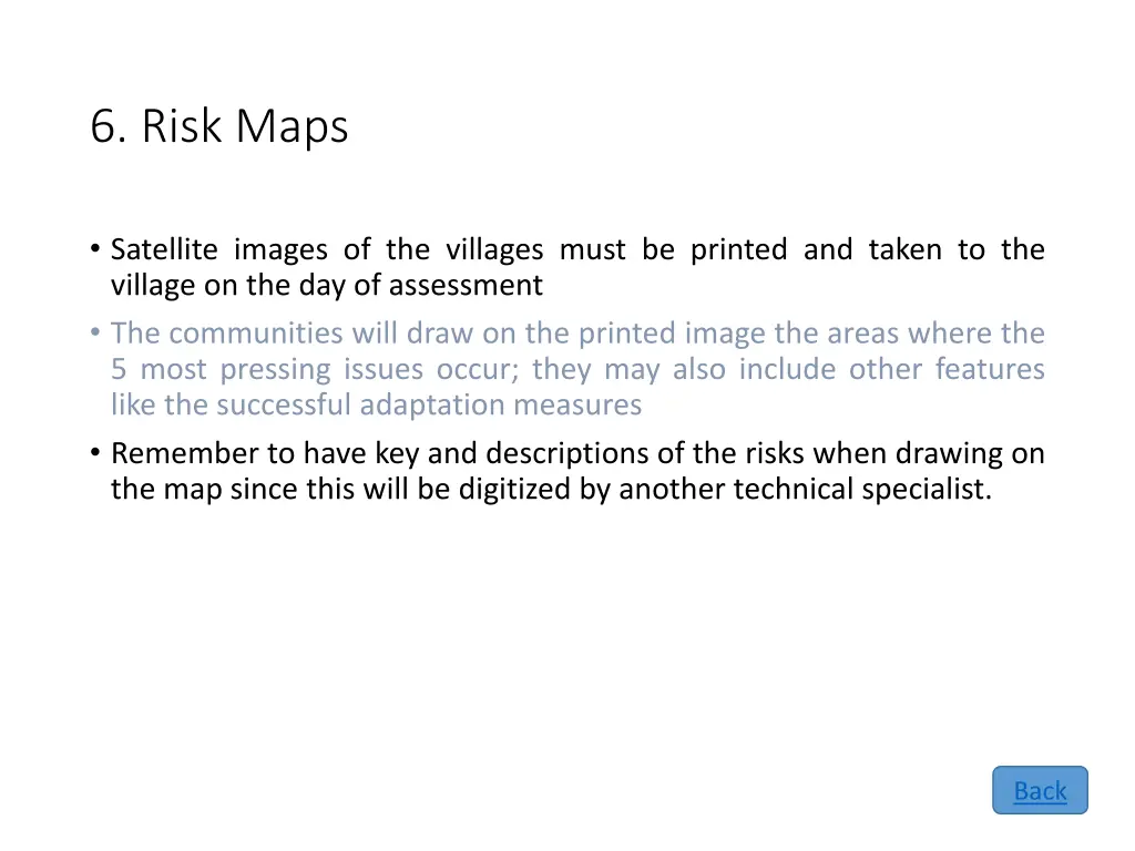 6 risk maps