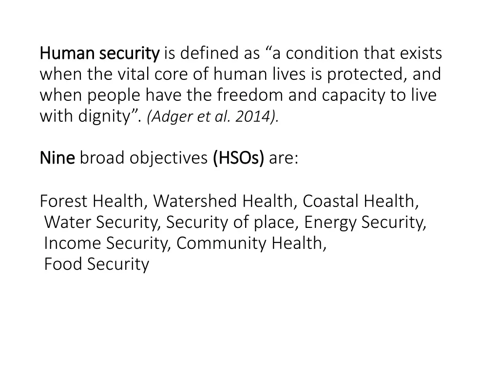 human security human security is defined