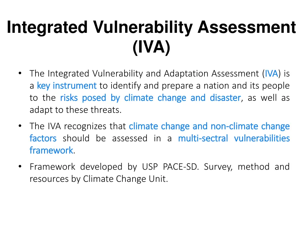 integrated vulnerability assessment iva