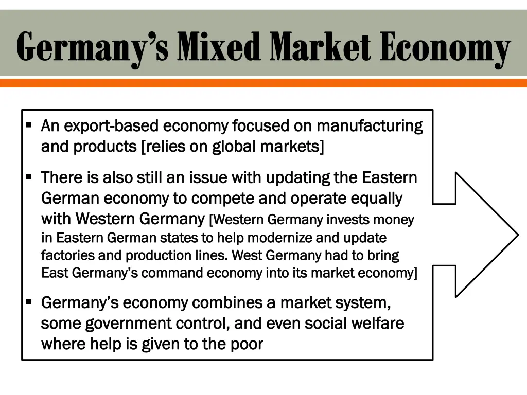 germany s mixed market economy