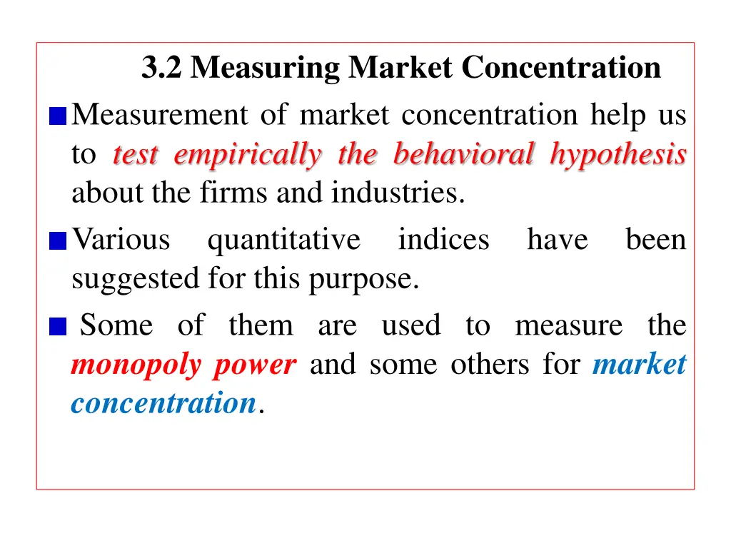 3 2 measuring market concentration measurement