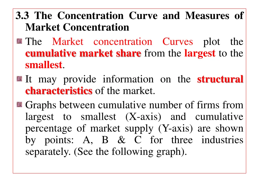 3 3 the concentration curve and measures