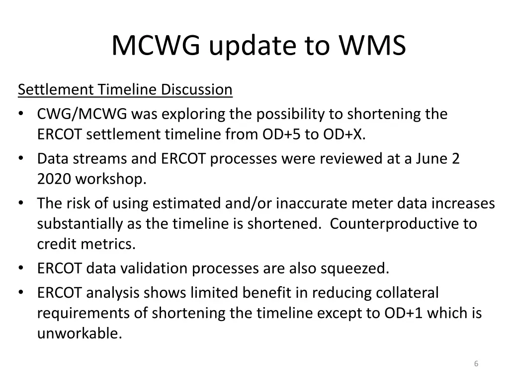 mcwg update to wms 3