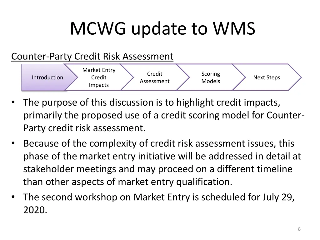 mcwg update to wms 5