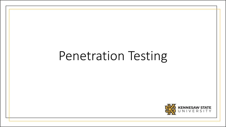 penetration testing