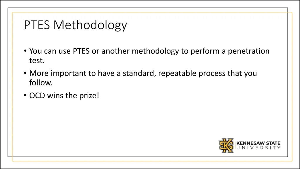 ptes methodology