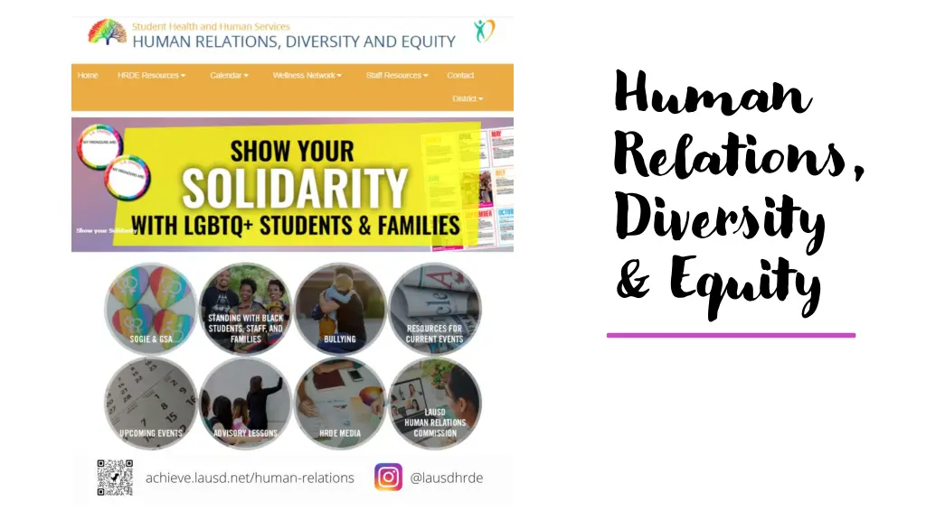 human relations diversity equity