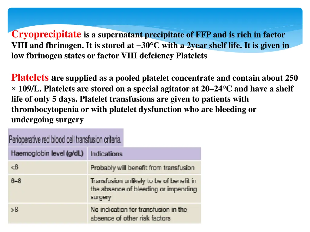 cryoprecipitate is a supernatant precipitate