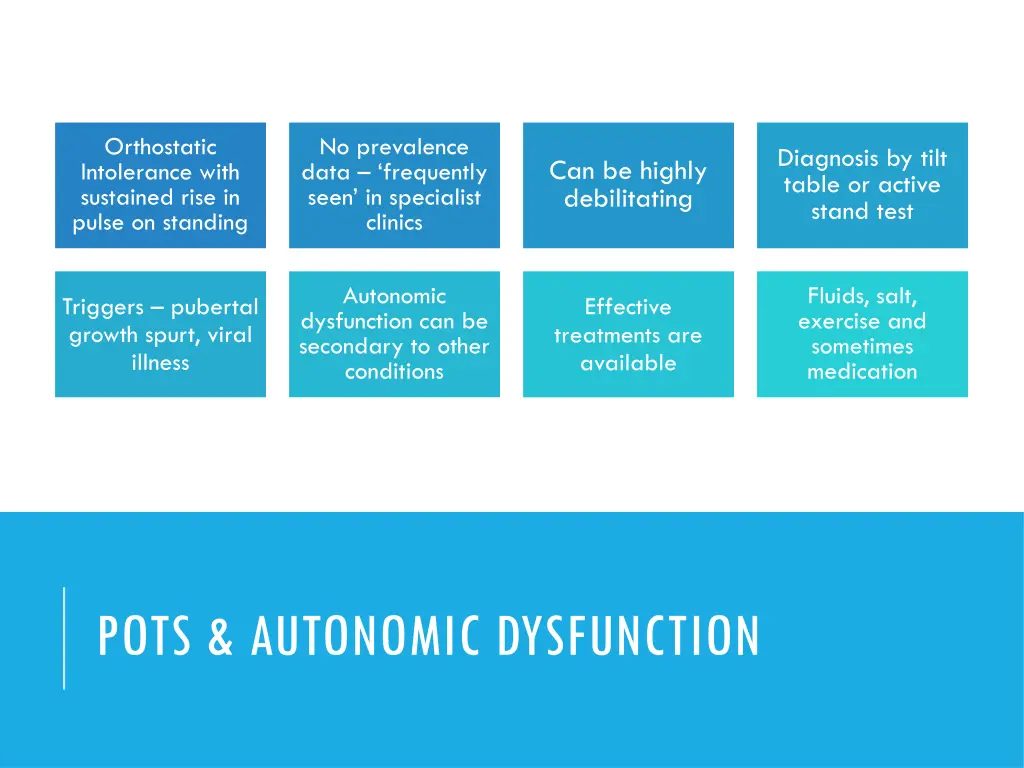 orthostatic intolerance with sustained rise