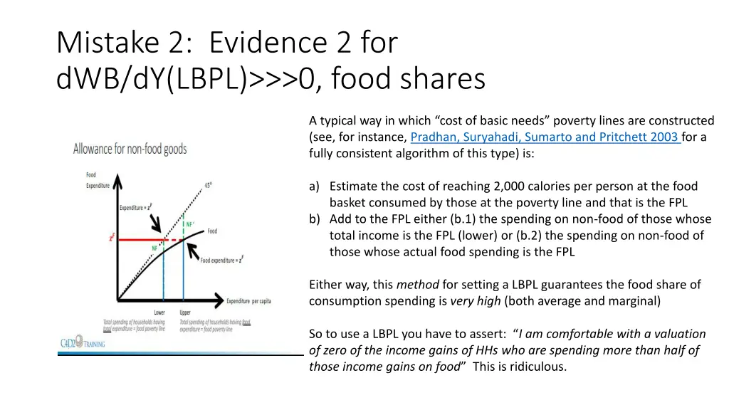 mistake 2 evidence 2 for dwb dy lbpl 0 food shares