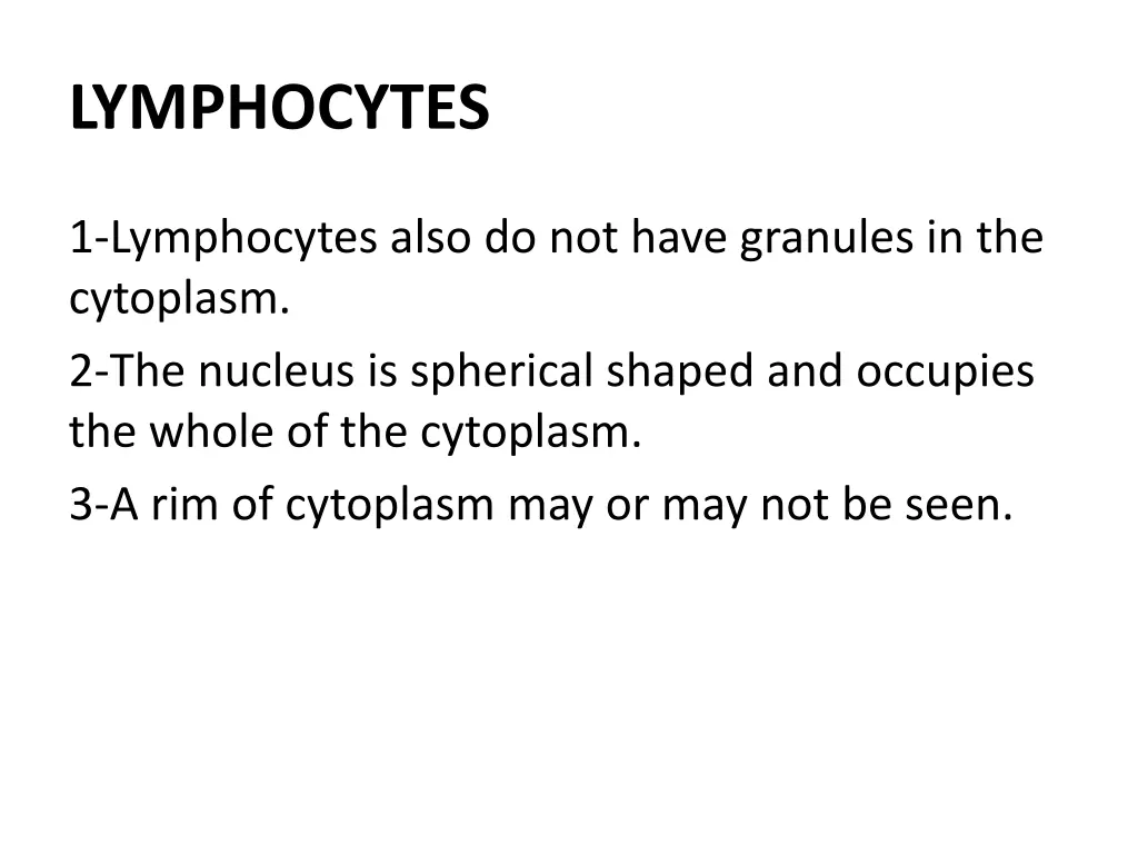 lymphocytes