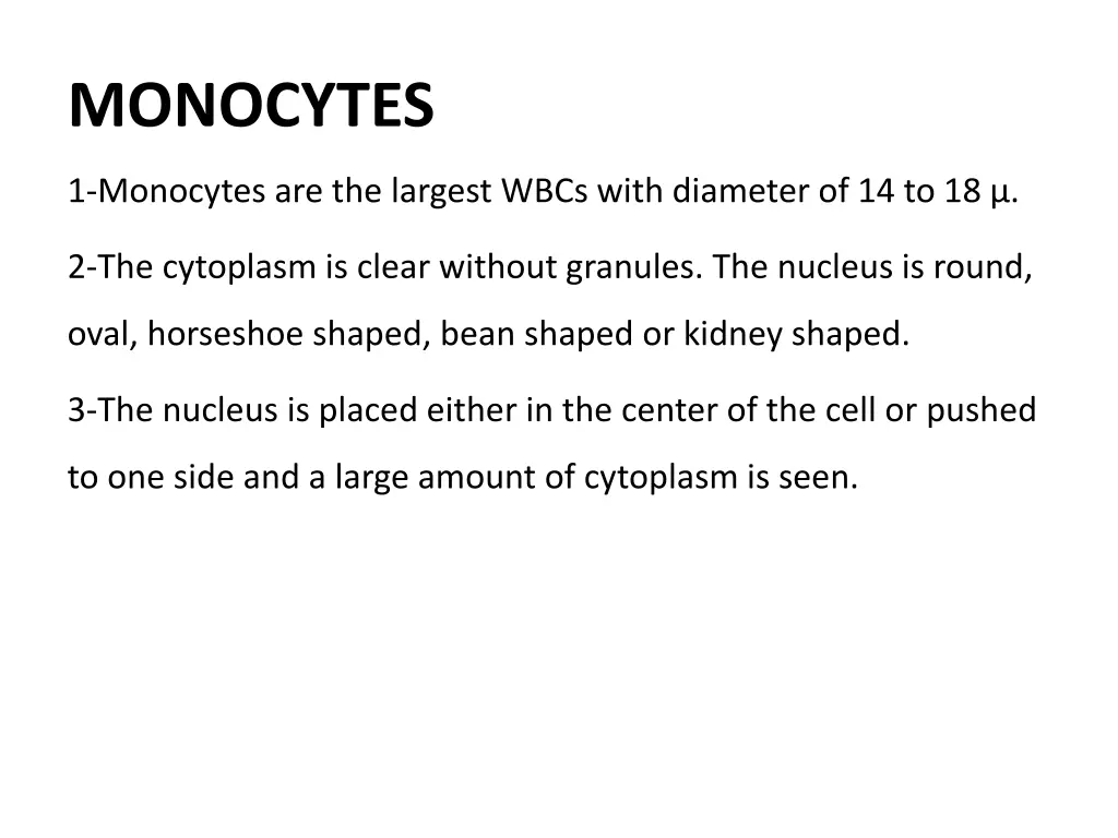 monocytes