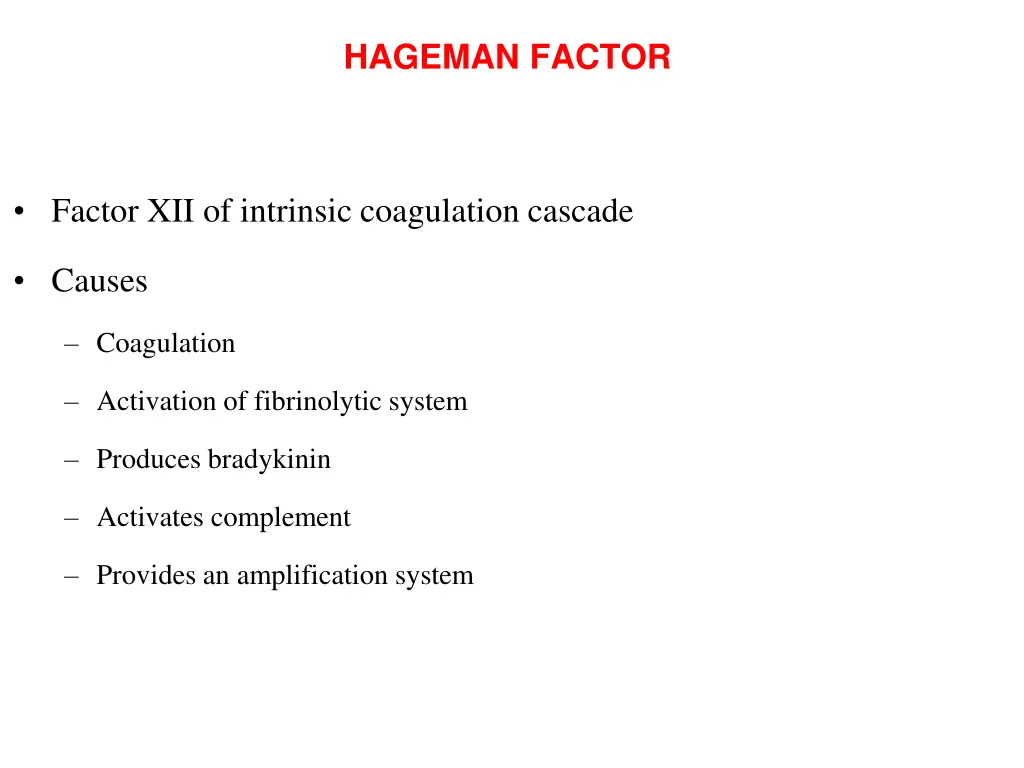 hageman factor