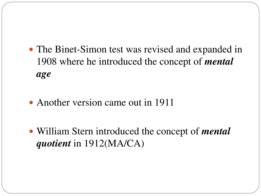 the binet simon test was revised and expanded