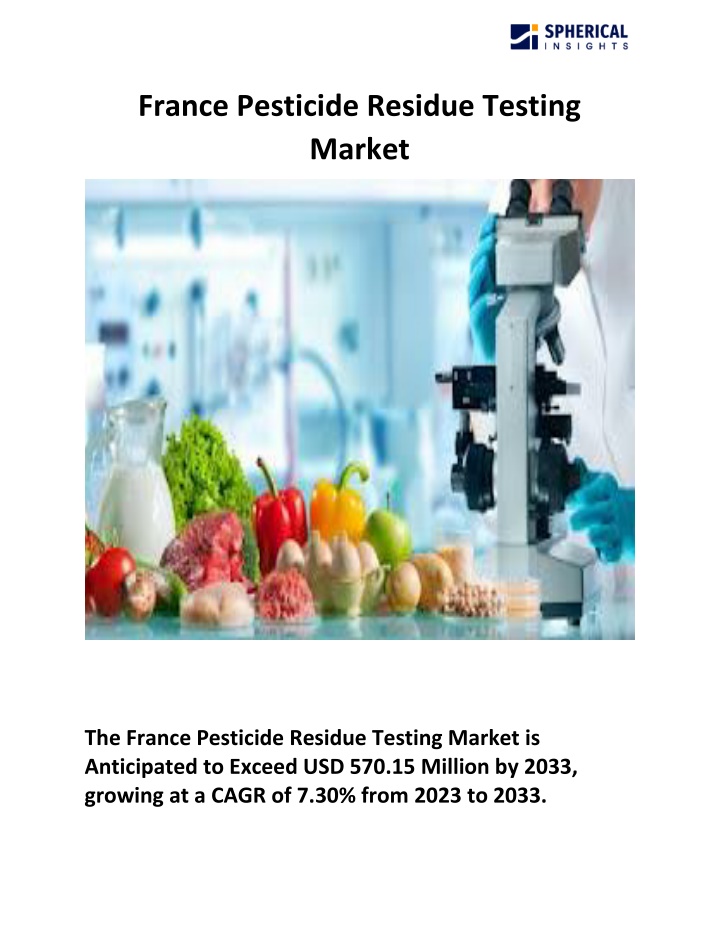 france pesticide residue testing market