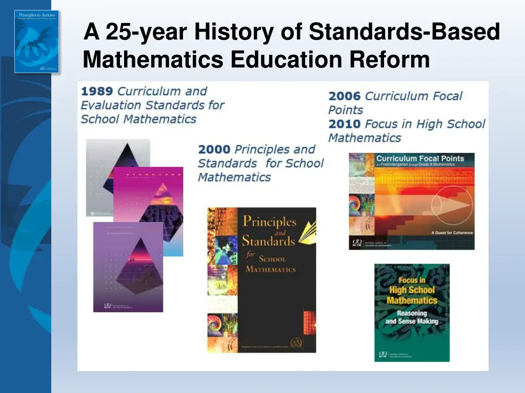 a 25 year history of standards based mathematics