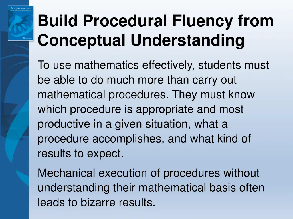 build procedural fluency from conceptual 2