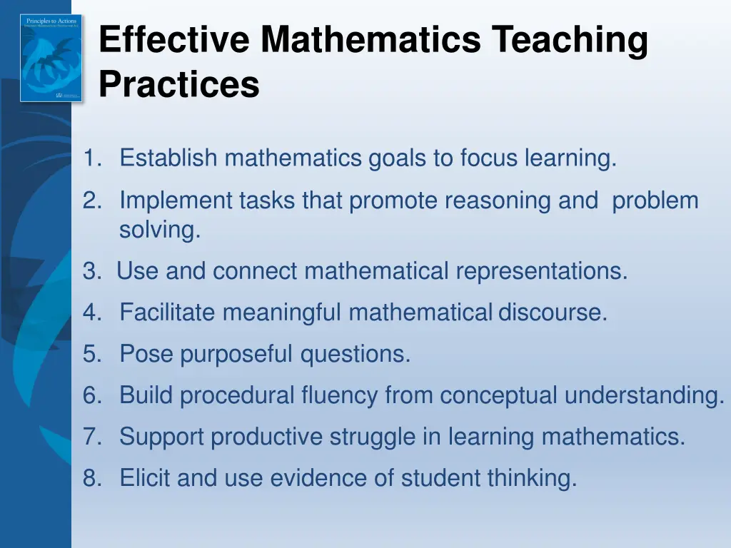 effective mathematics teaching practices