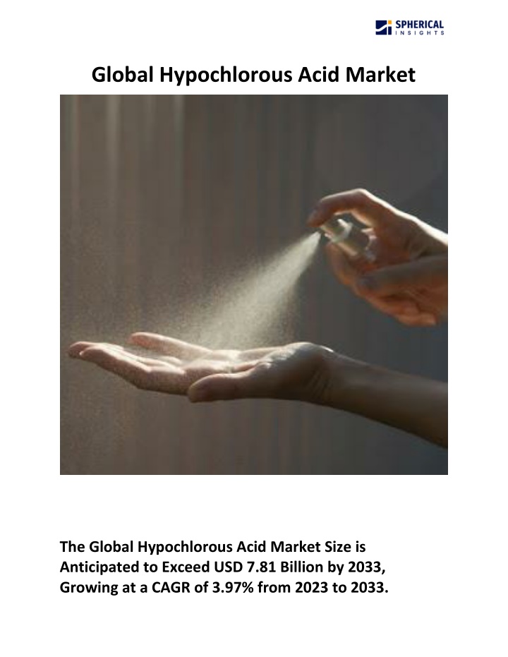 global hypochlorous acid market