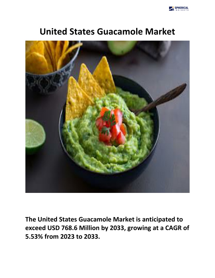 united states guacamole market