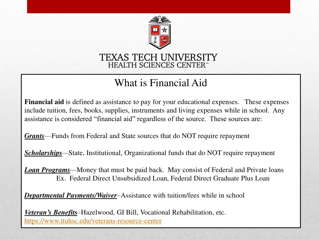 what is financial aid