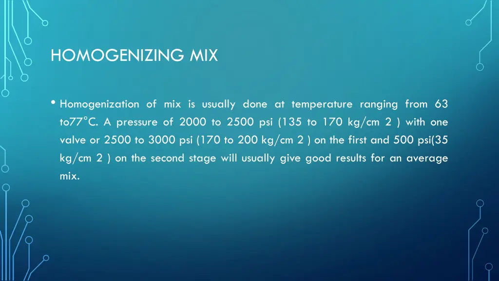 homogenizing mix 1