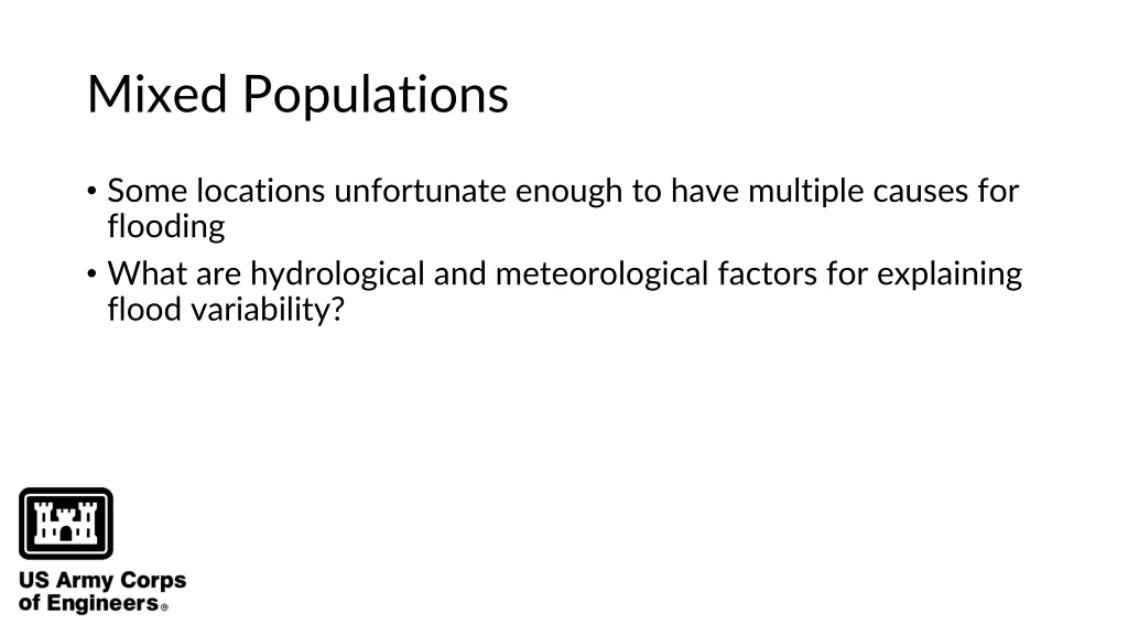 mixed populations 1