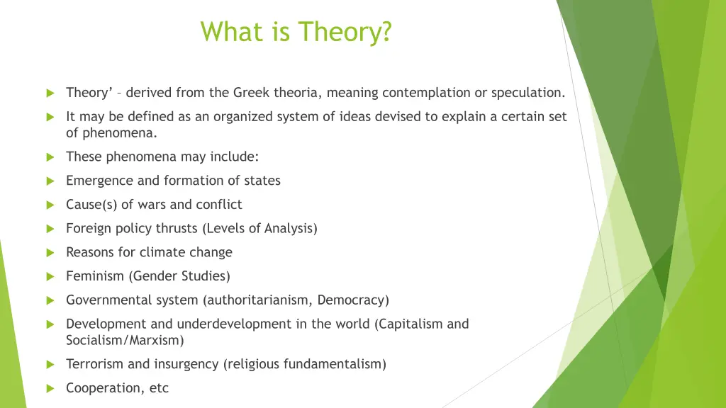 what is theory